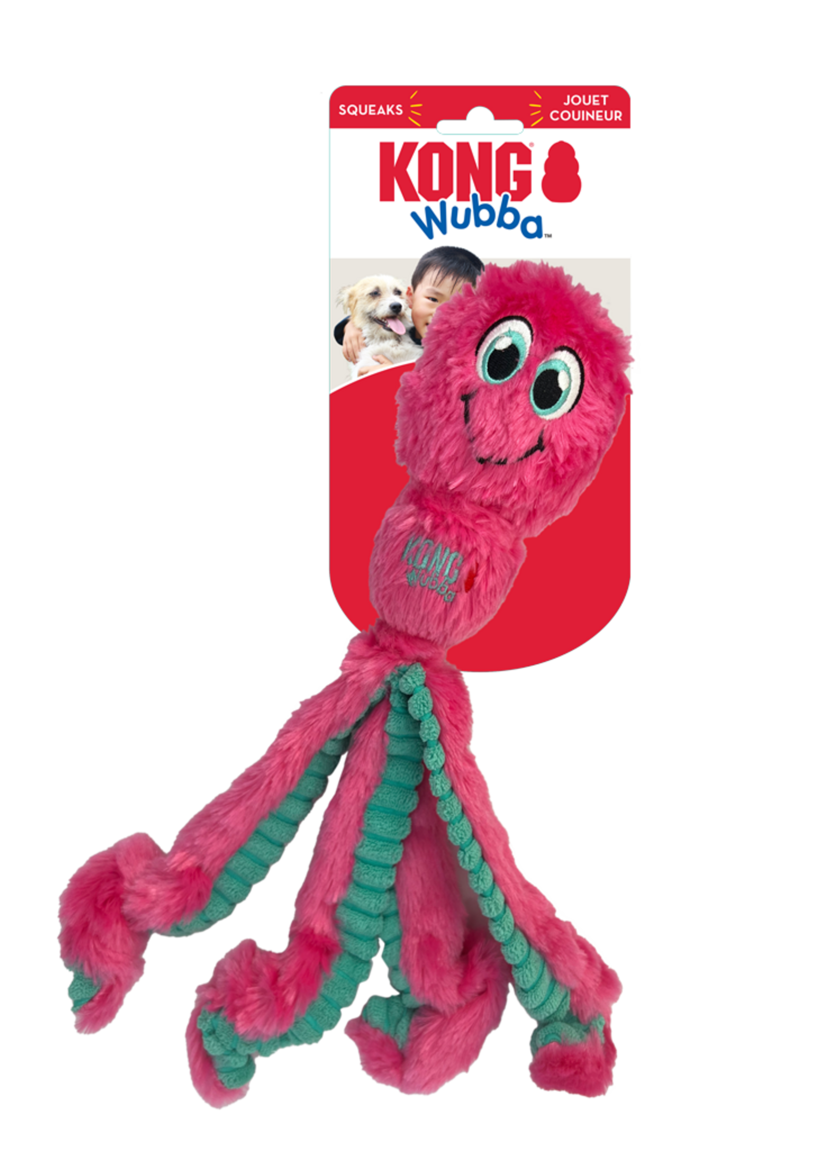 KONG KONG Wubba Octopus Assorti L