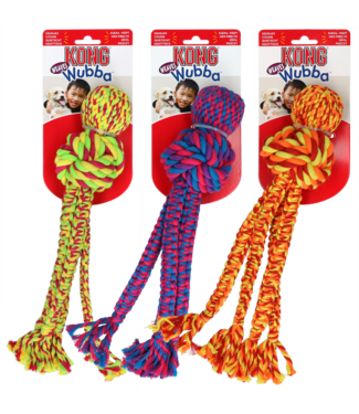 KONG KONG Wubba Weaves met touw Assorti L