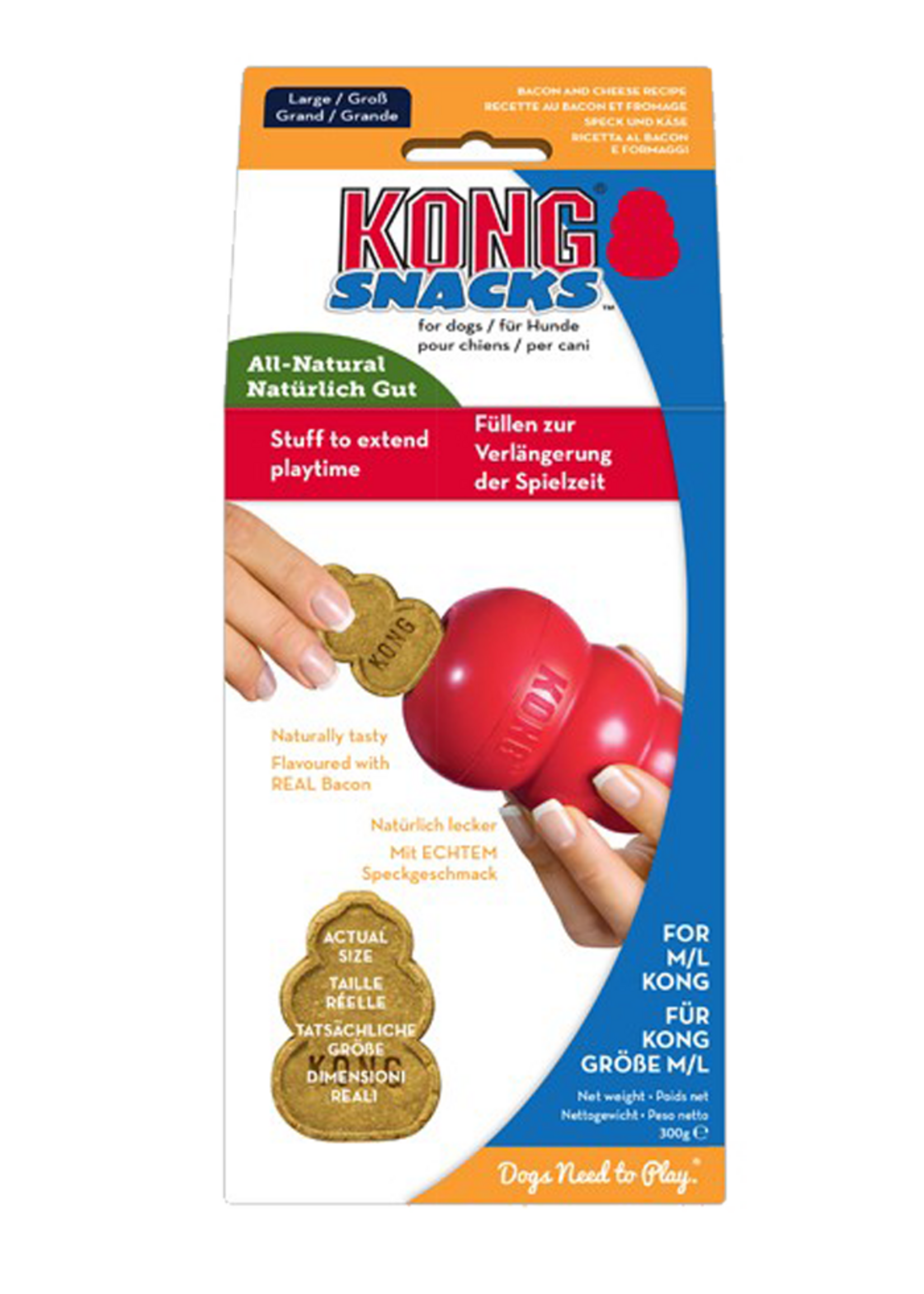 KONG KONG Snacks Bacon & Cheese L