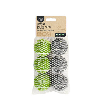 Minus One Minus One Bouncy Tennis Ball Dog Toys 6-pack