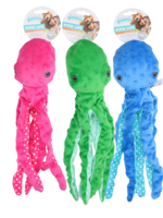 Pawise Pawise Multicolor Plush Octopus (3 colour assorted) M