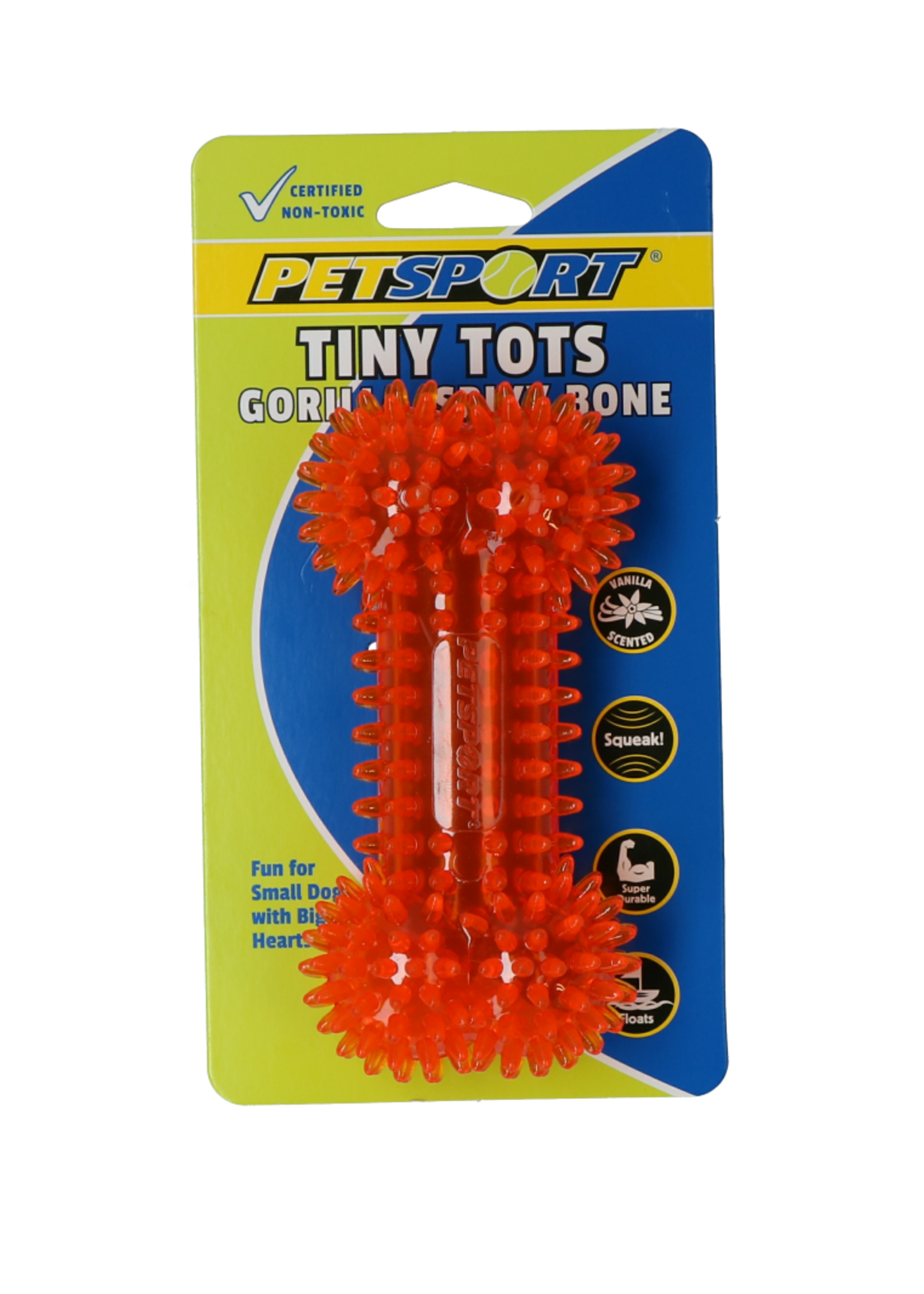 Petsport Petsport Tiny Tots Gorilla Spiky Bone Assorti