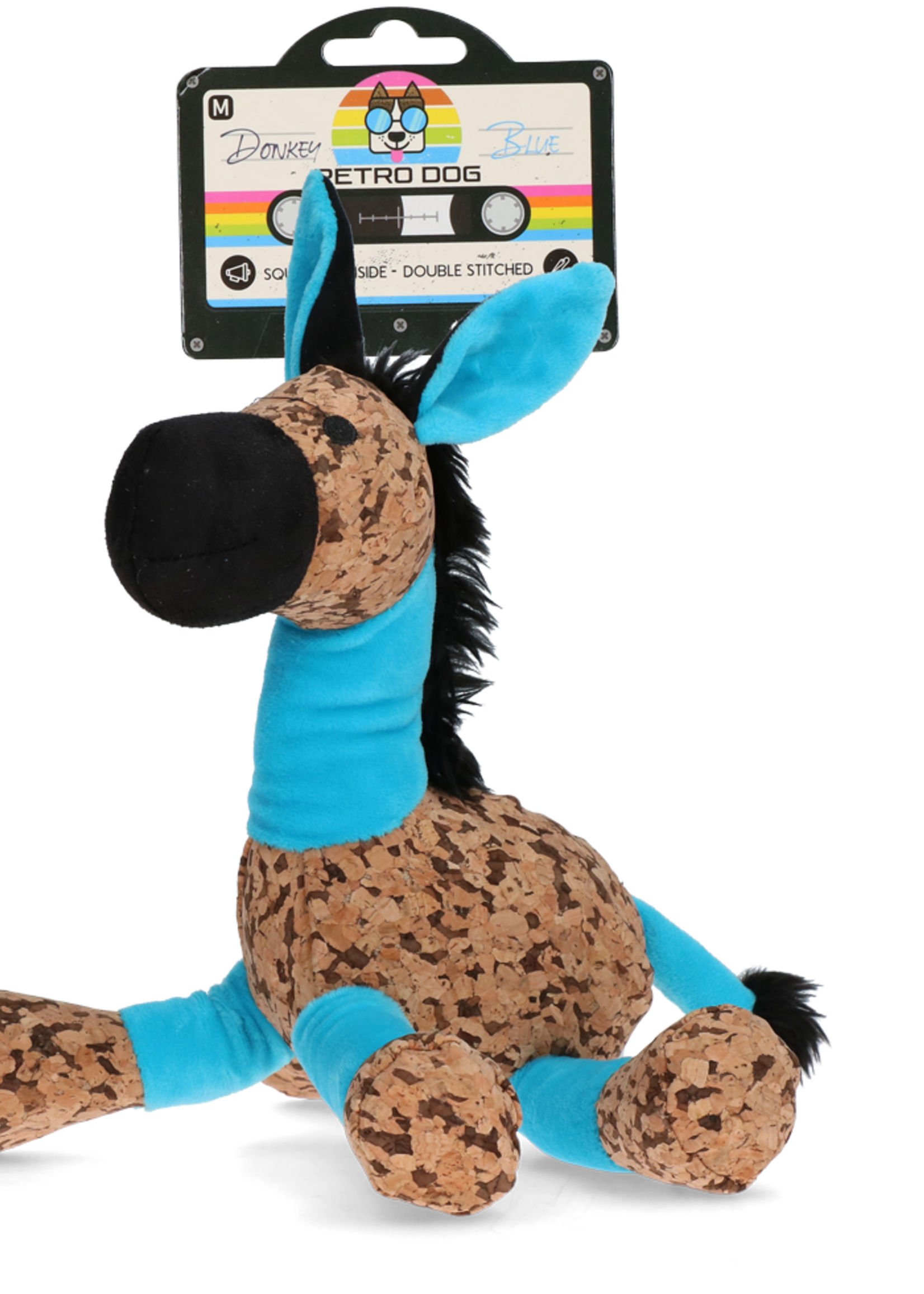 Retro Dog Retrodog Donkey Blauw M