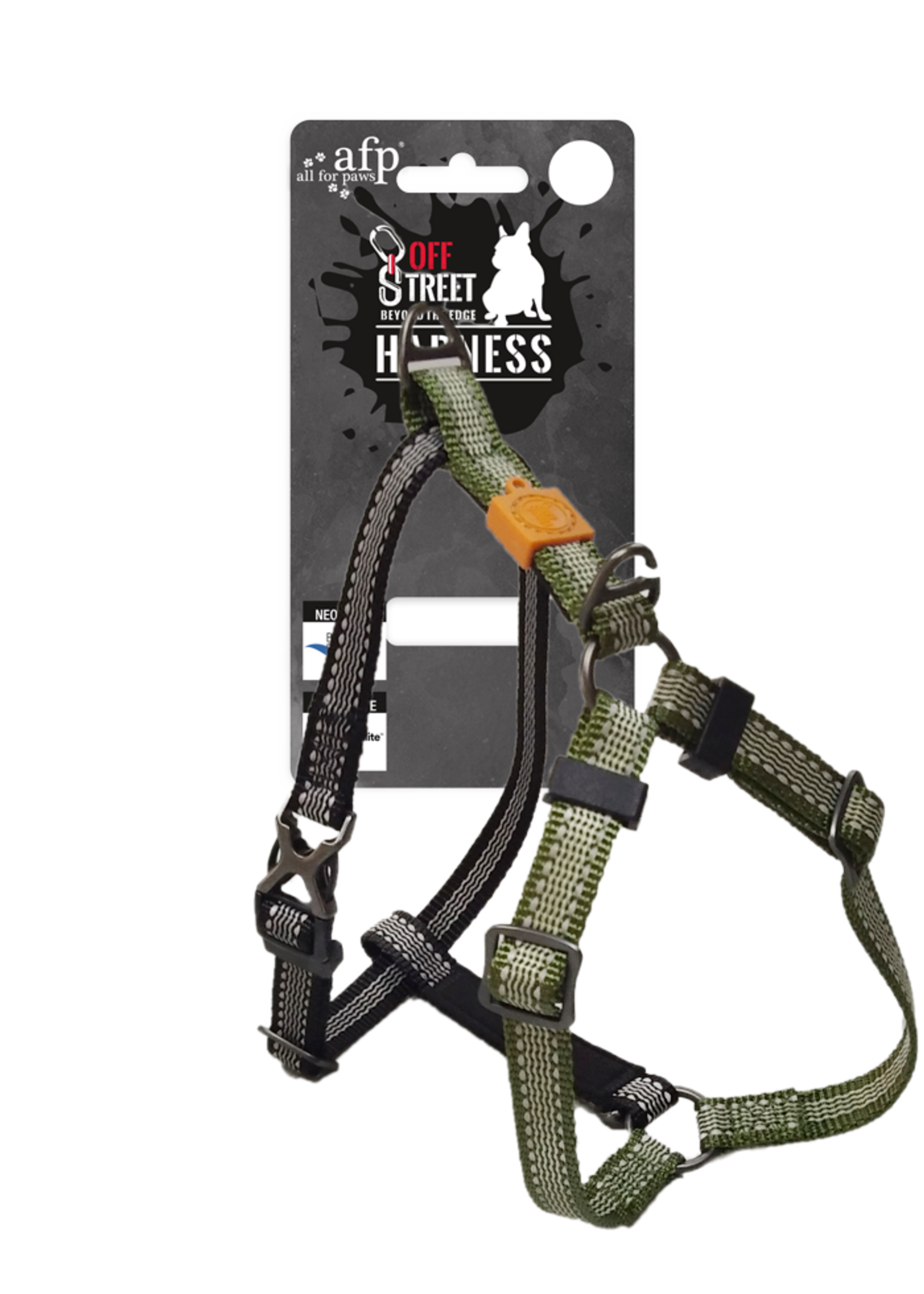 AFP AFP Off Street - Dog Non-Pull Harness Olijfgroen L