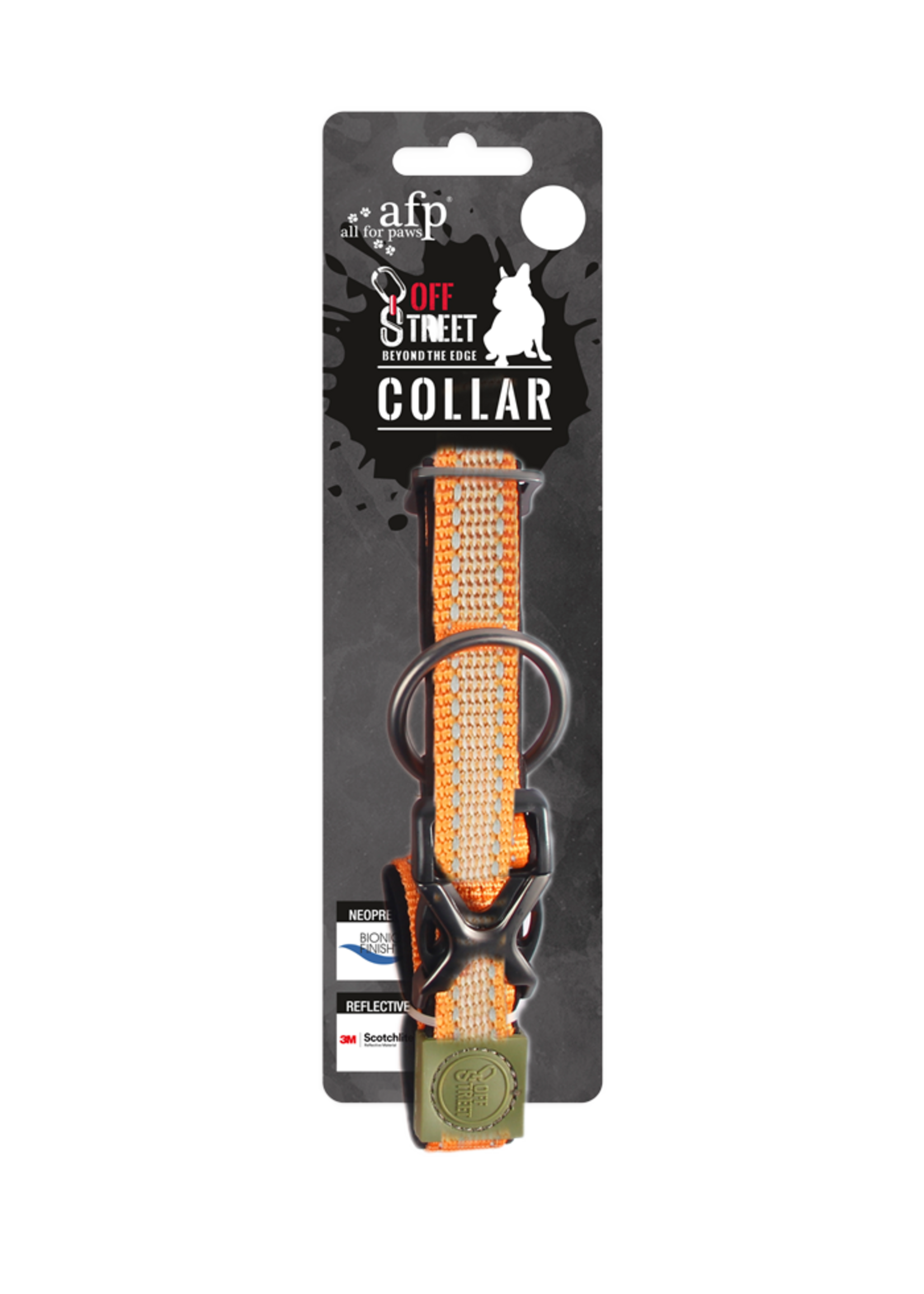 AFP AFP Off Street - Dog Collar Mandarijn M