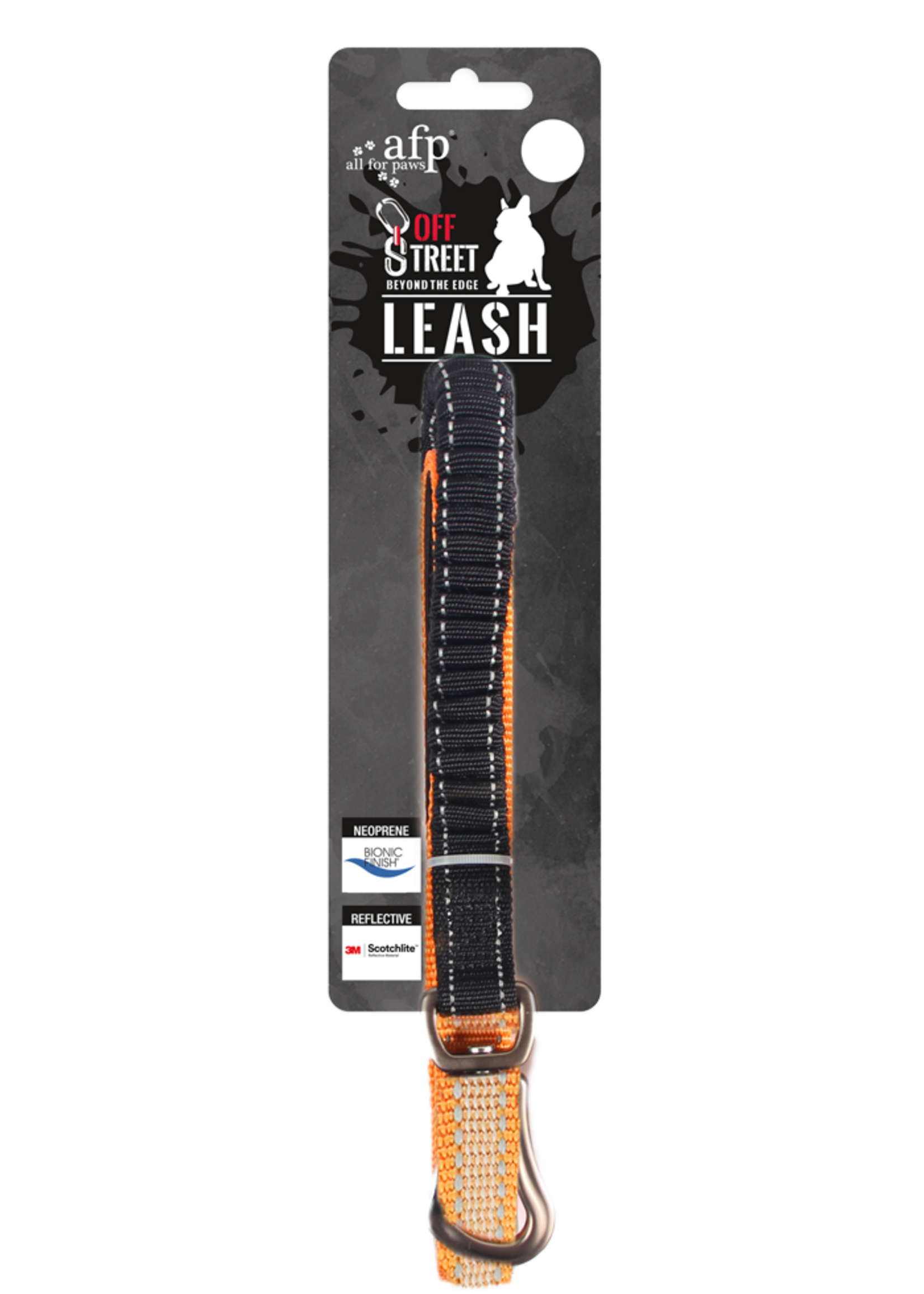 AFP AFP Off Street - Dog Leash Mandarijn M