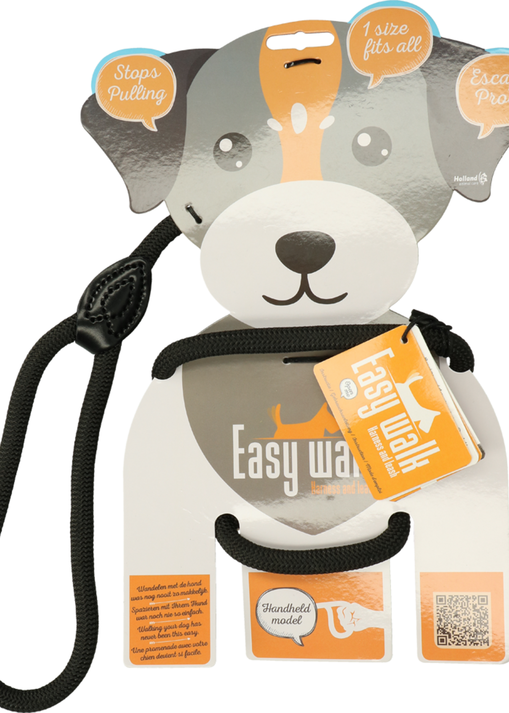 Easy Walk Easy Walk Handmodel Zwart