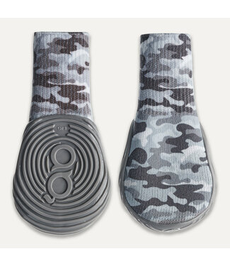 Goo-eez Goo-eez Dog Boots Ultras 2 Per Pack M Camo/Grijs