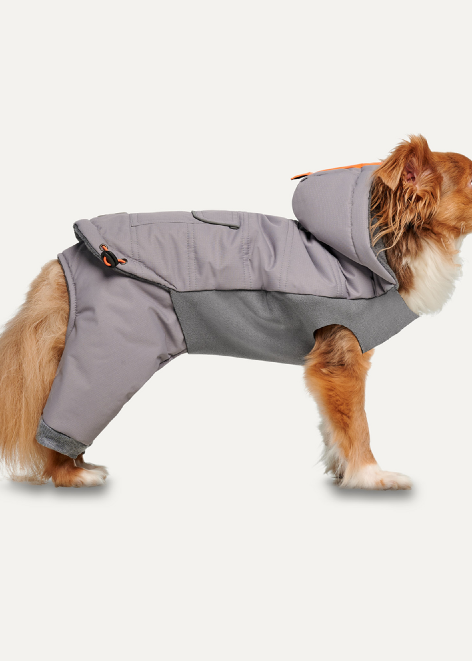 Goo-eez Goo-eez Hooded Full Body Snowsuit XXS Grijs