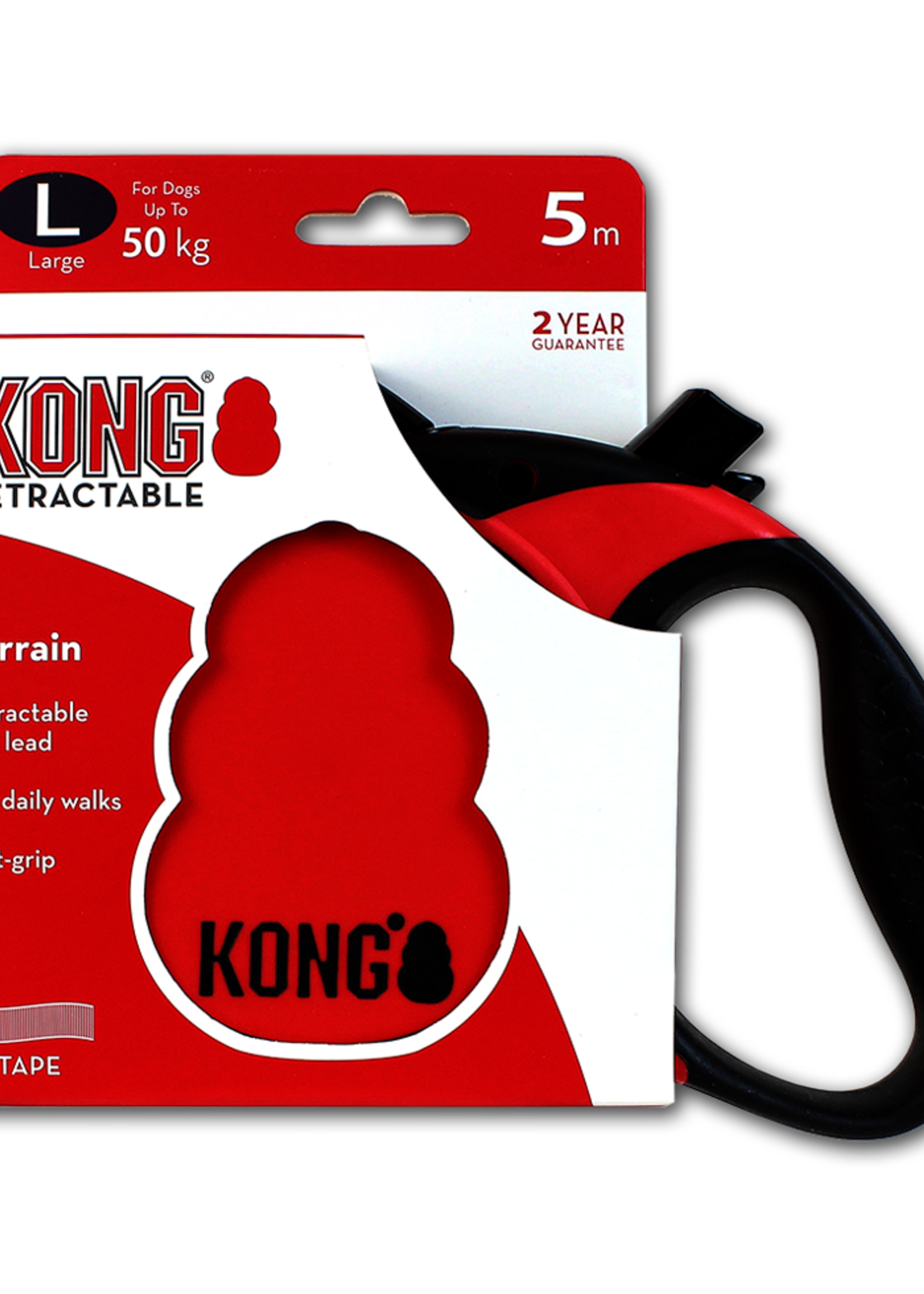 KONG KONG Retractable Leash - Terrain Rood L