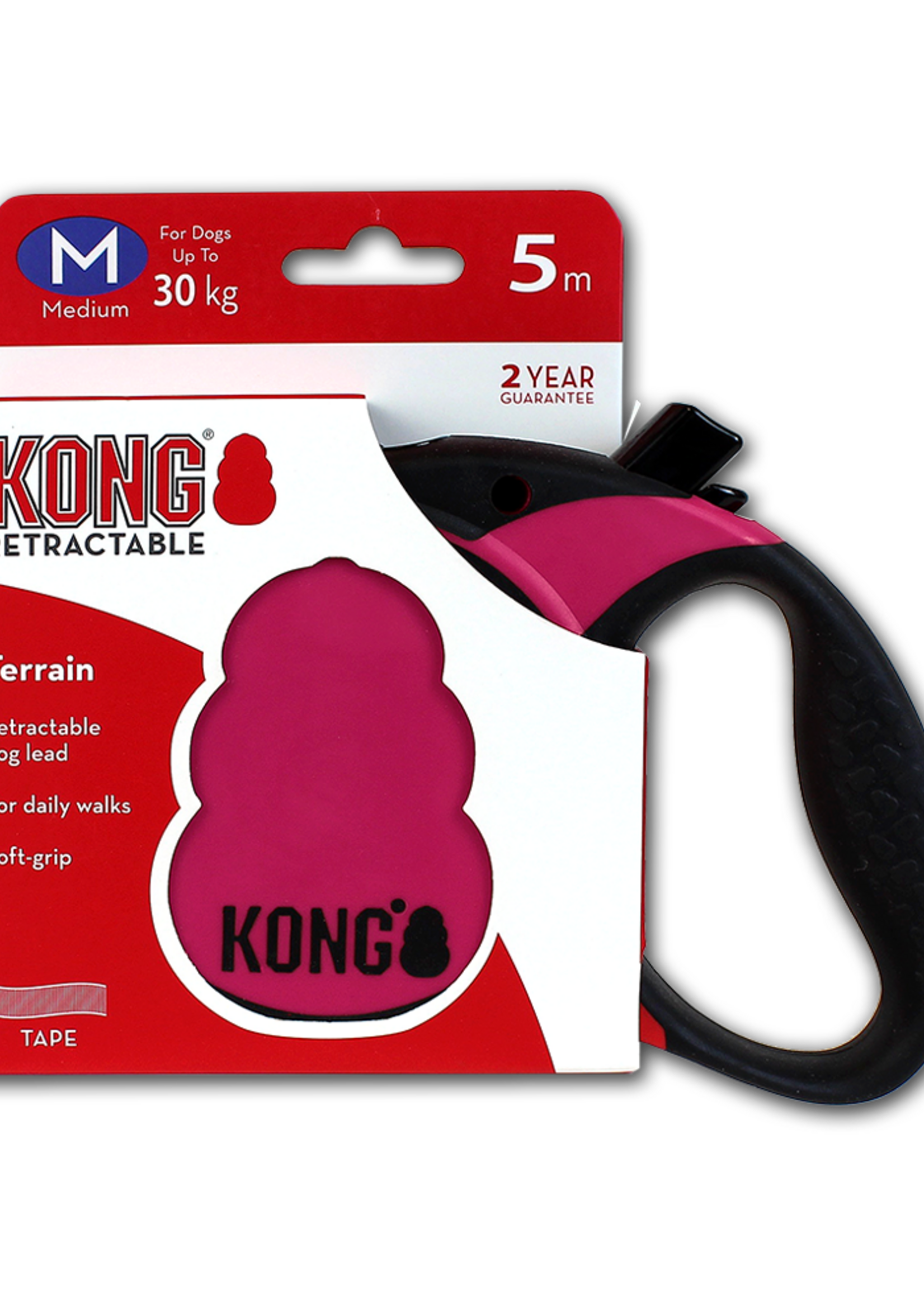 KONG KONG Retractable Leash - Terrain Roze M