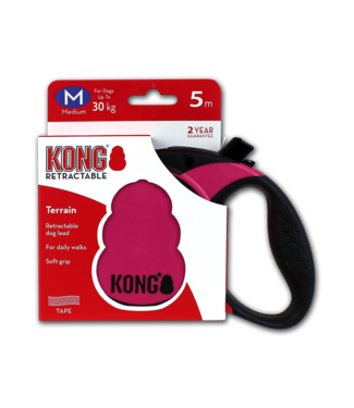 KONG KONG Retractable Leash - Terrain Roze M