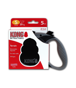 KONG KONG Retractable Leash - Terrain Zwart S
