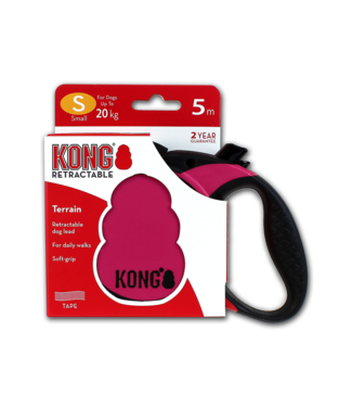 KONG KONG Retractable Leash - Terrain Roze S
