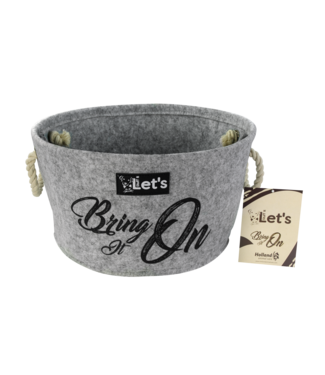 Let's Sleep Let's Stuff It Bring it On Grijs