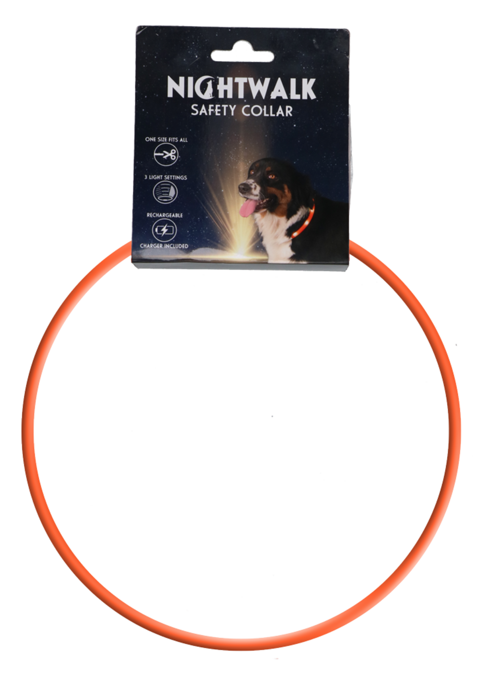 Nightwalk Nightwalk Safety Collar Oranje