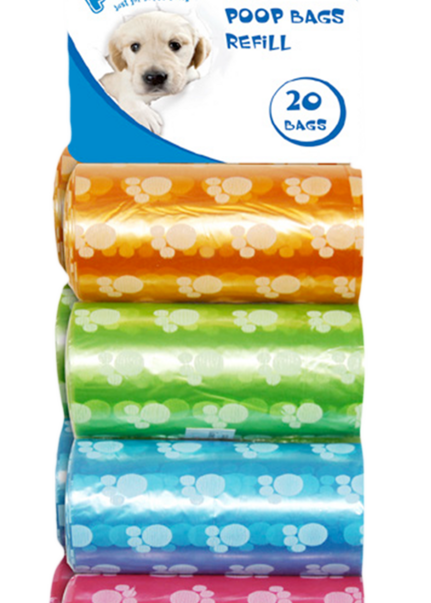 Pawise Pawise Refill Poop Bag 8-pack