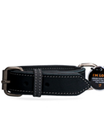 Spotted! Pro Spotted! Pro Leren Halsband Zwart 2,5 x 40 cm