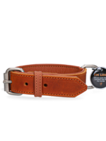 Spotted! Pro Spotted! Pro Leren Halsband Cognac 2,5 x 45 cm