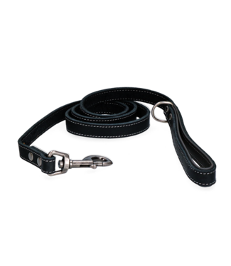 Spotted! Pro Spotted! Pro Leren Hondenlijn Zwart