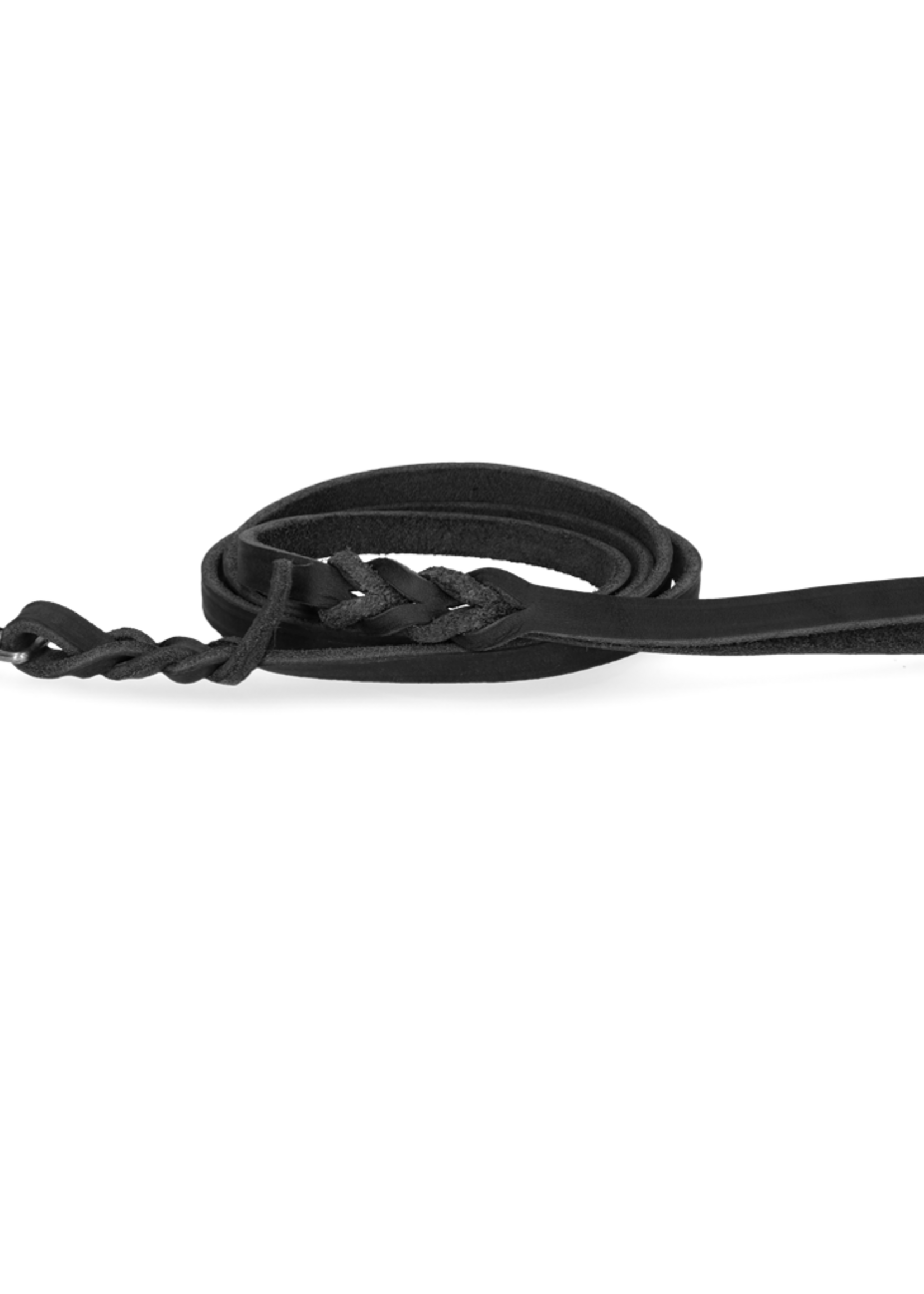 Spotted! Pro Spotted! Pro Leren Showlijn Zwart 1,8 x 180 cm (Musketon)