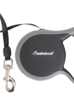 Petmate Walkabout Retractable Leash Zwart S