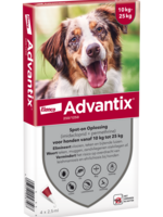 Advantix Advantix vlooien- en tekenpipet voor honden 250/1250 (10 tot 25 kg) 4 pipetten