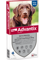 Advantix Advantix vlooien- en tekenpipet voor honden 400/2000 (25 tot 40 kg) 4 pipetten