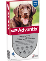 Advantix Advantix vlooien- en tekenpipet voor honden 400/2000 (25 tot 40 kg) 6 pipetten