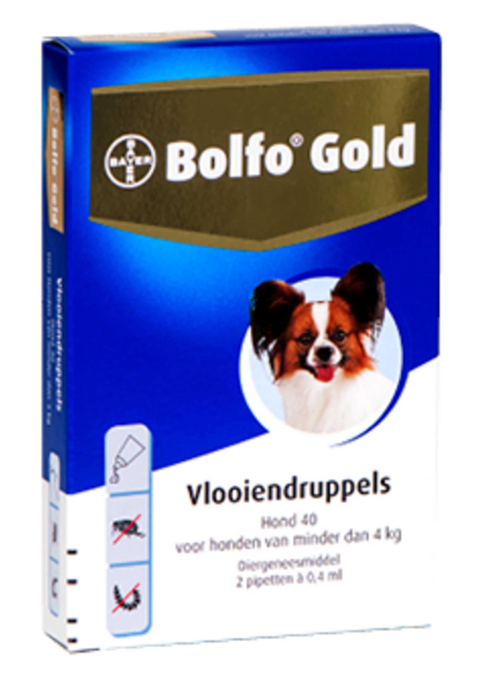 Elanco Bolfo Gold Hond 40 mg (2 st.)