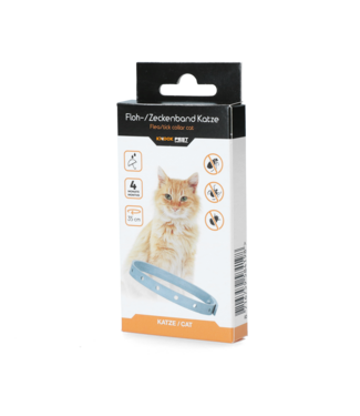 Knock Pest Knock Pest Vlooien/Tekenband Kat 33 cm DE/UK