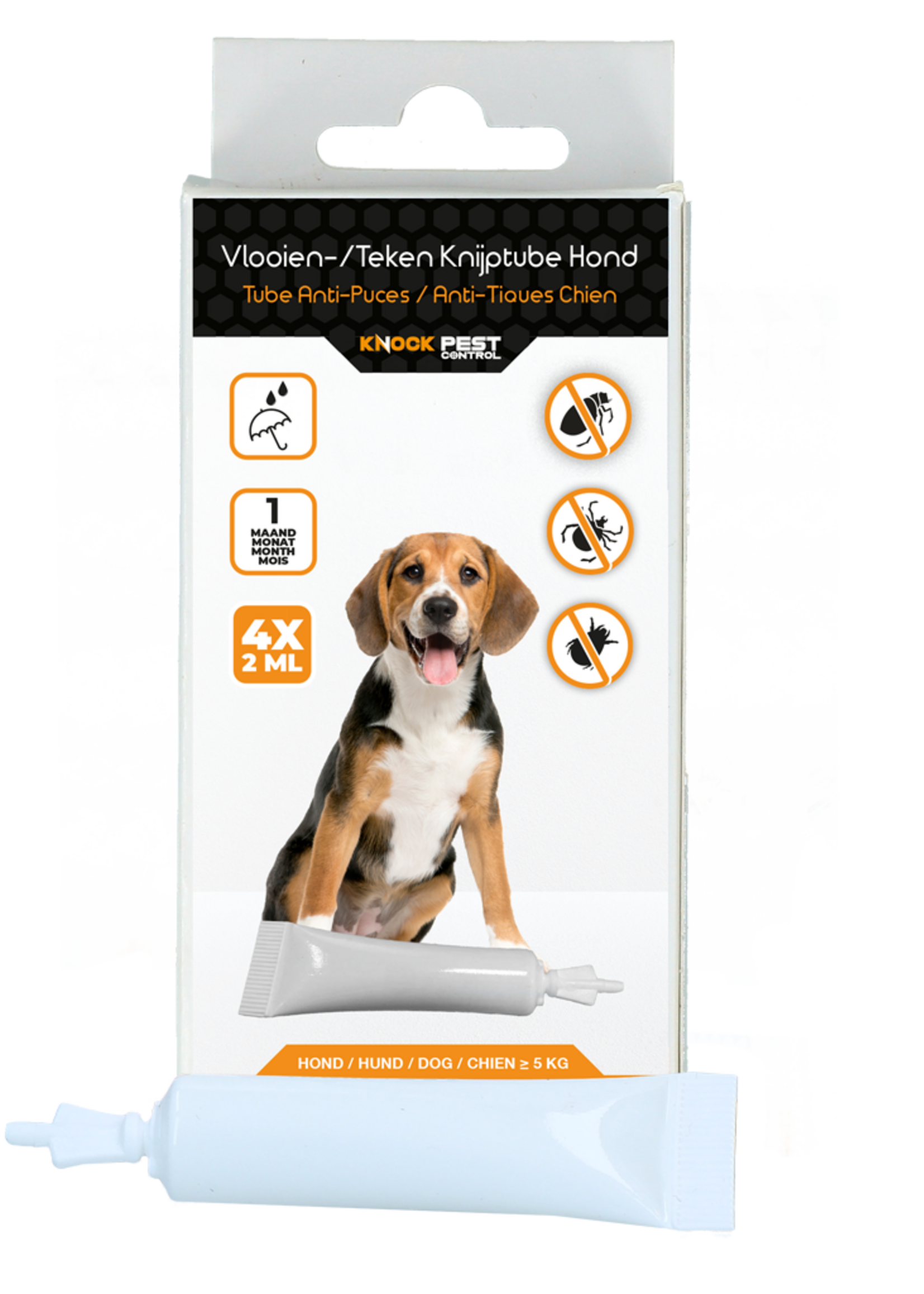 Knock Pest Knock Pest vlooien-tekenpipet Hond ? 5 kg
