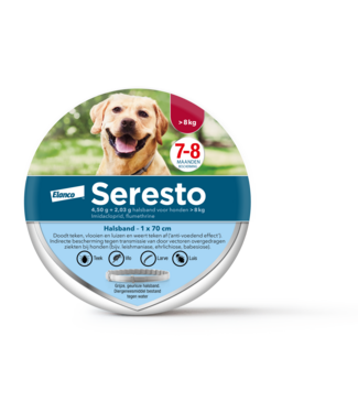 Seresto Seresto vlooien- en tekenband voor honden Vanaf 8 kg (4,50 g + 2,03 g)