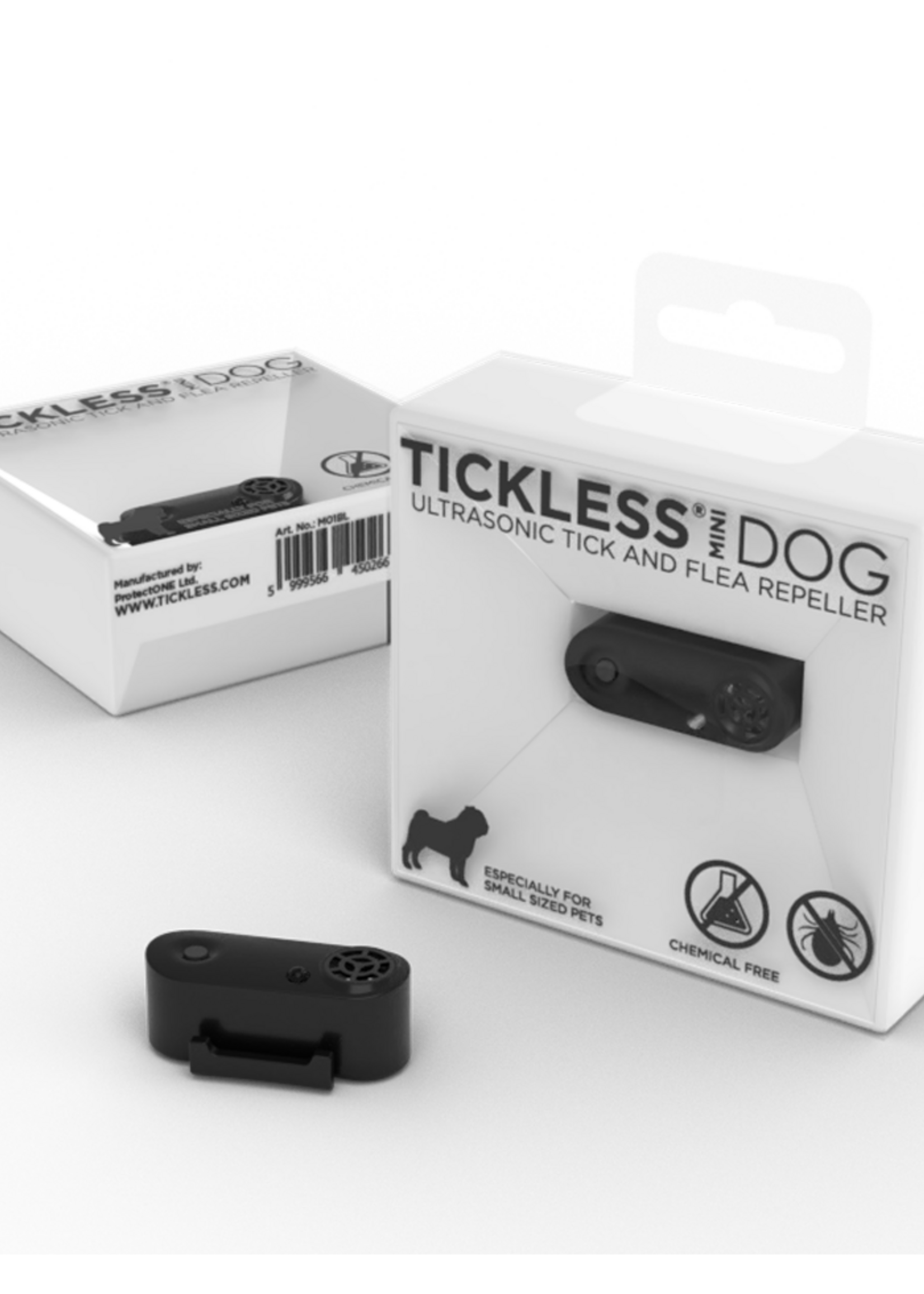 Tickless Tickless Mini Dog Oplaadbaar Zwart