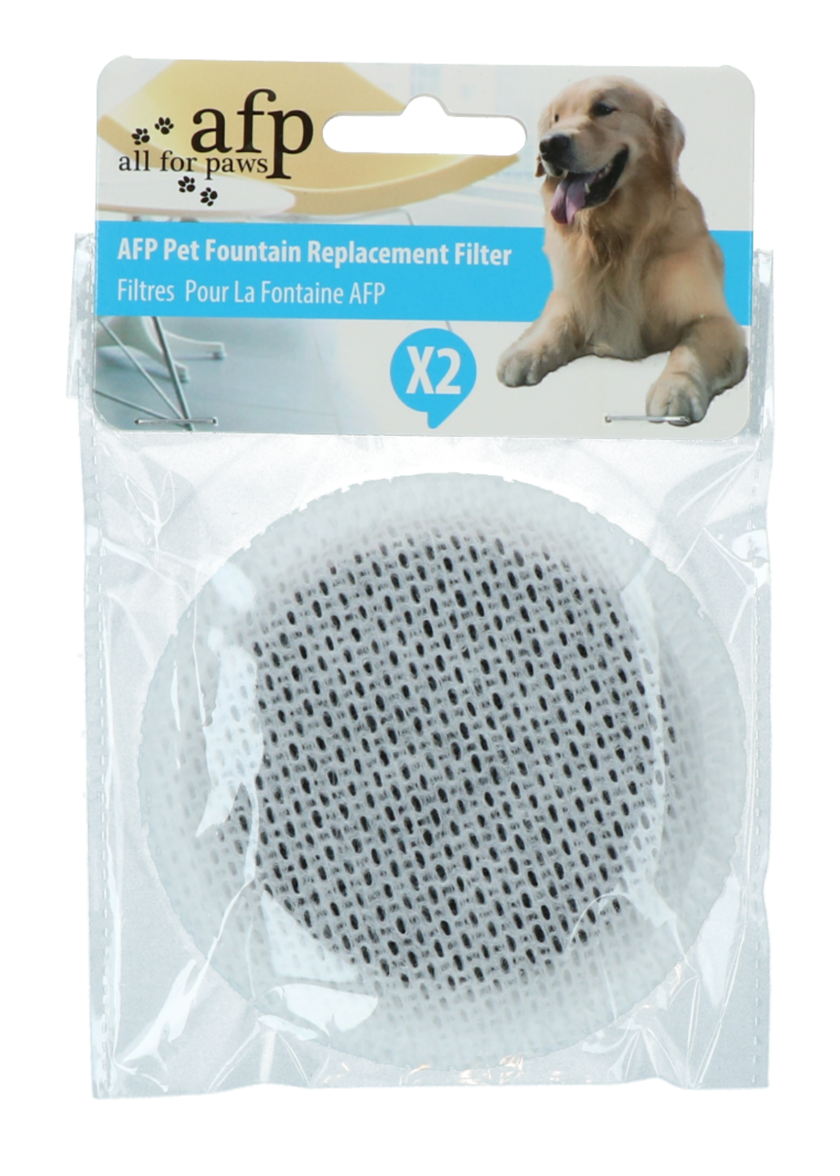 AFP AFP Lifestyle 4 Pets - Pet Fountain Replacement Filter (2-Pack)