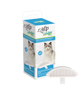 AFP AFP Lifestyle 4 Pets Wireless Fountain Filter Replacement 3 pack