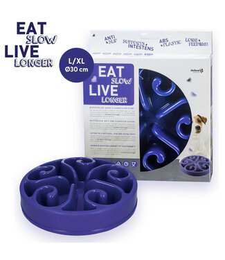 Eat Slow Live Longer Eat Slow Live Longer Original Blauw L