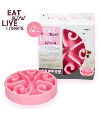 Eat Slow Live Longer Eat Slow Live Longer Original Roze L