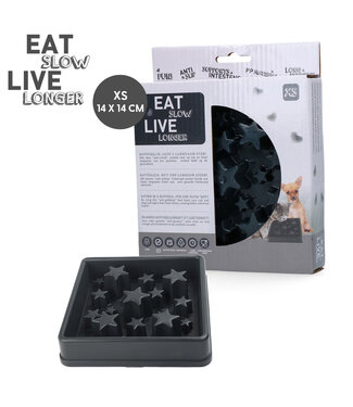 Eat Slow Live Longer Eat Slow Live Longer Star Grijs XS