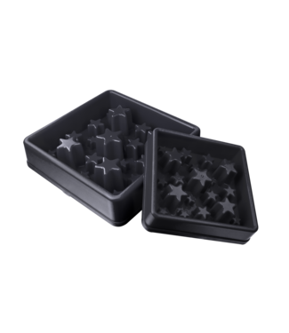 Eat Slow Live Longer Eat Slow Live Longer Star Grijs L