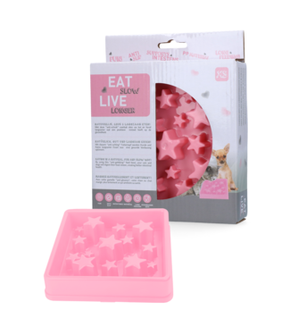Eat Slow Live Longer Eat Slow Live Longer Star Roze XS