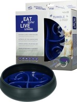Eat Slow Live Longer Eat Slow Live Longer Tumble Feeder Blauw