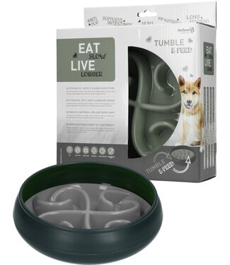 Eat Slow Live Longer Eat Slow Live Longer Tumble Feeder Grijs