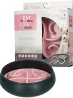 Eat Slow Live Longer Eat Slow Live Longer Tumble Feeder Roze