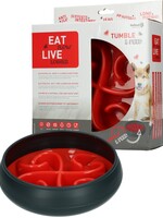 Eat Slow Live Longer Eat Slow Live Longer Tumble Feeder Rood