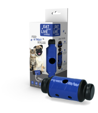 Eat Slow Live Longer Eat Slow Live Longer Feed & Treat Roller Blauw S