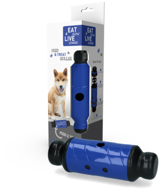 Eat Slow Live Longer Eat Slow Live Longer Feed & Treat Roller Blauw L
