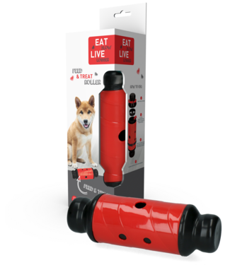 Eat Slow Live Longer Eat Slow Live Longer Feed & Treat Roller Rood L