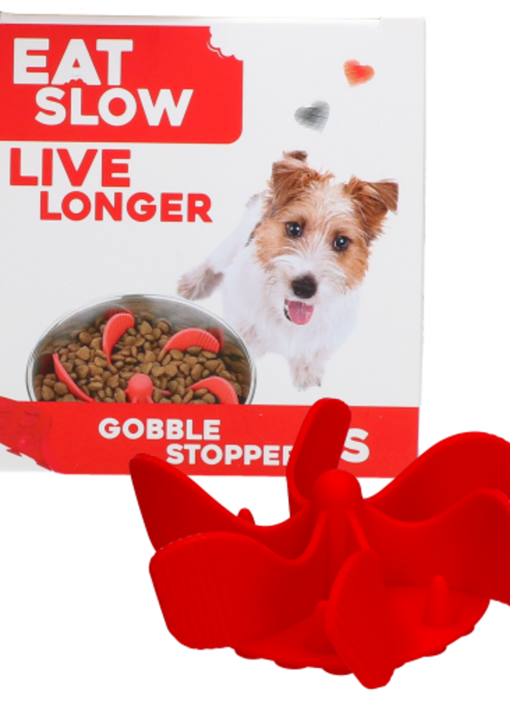 Eat Slow Live Longer Eat Slow Live Longer Gobble Stopper Rood S