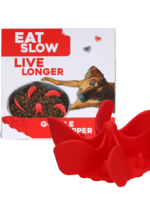 Eat Slow Live Longer Eat Slow Live Longer Gobble Stopper Rood M